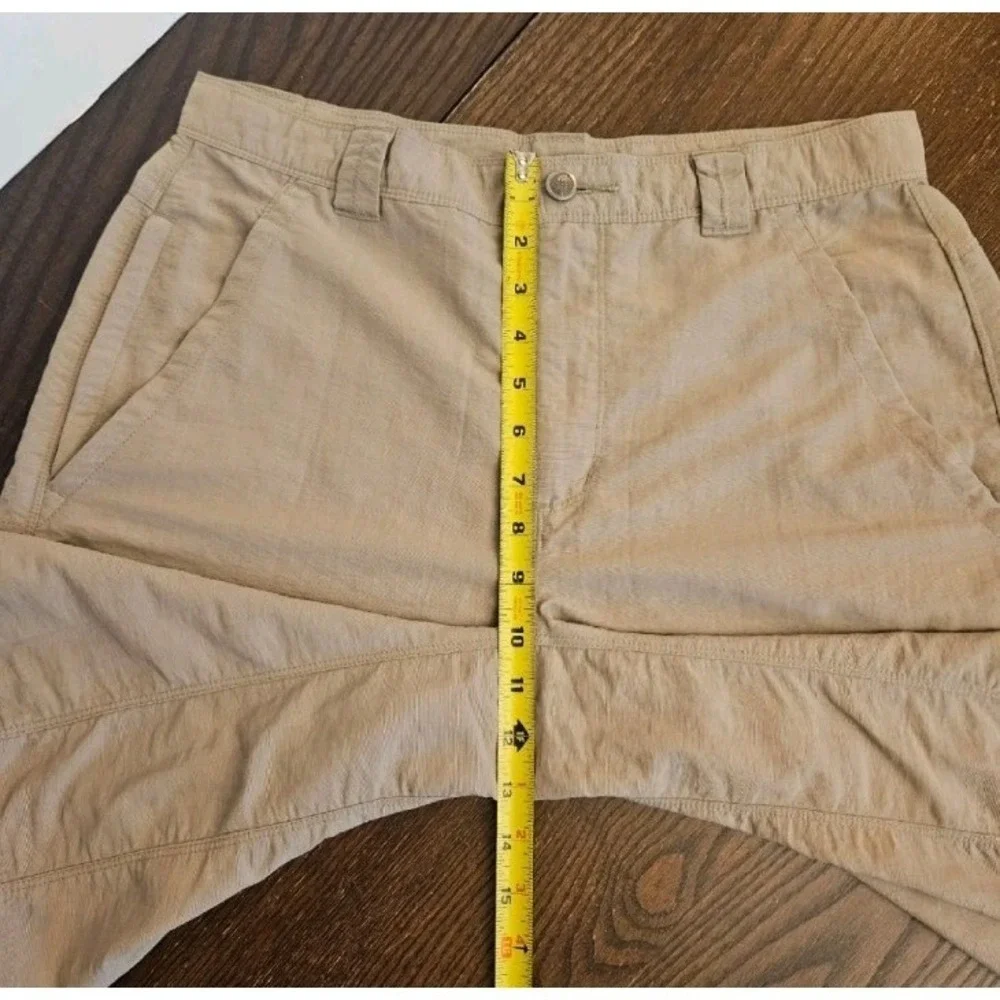 VTG The North Face Horizon Hiking Shorts Men's‎ 32 Tan Canvas Quick Dry S07 AH6L